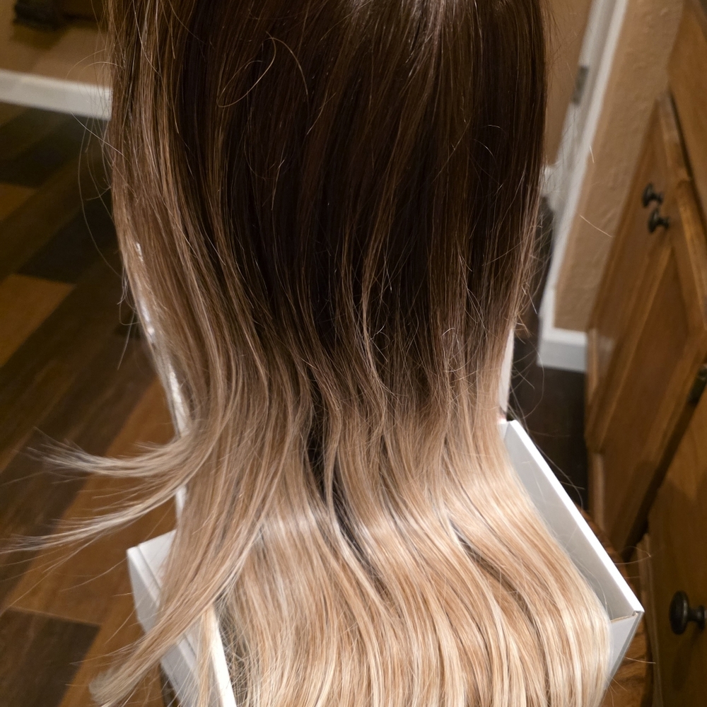 Balayage Brown/Blonde WIG Luxury Lace WFEW *Unstoppable* - Picture 7 of 10